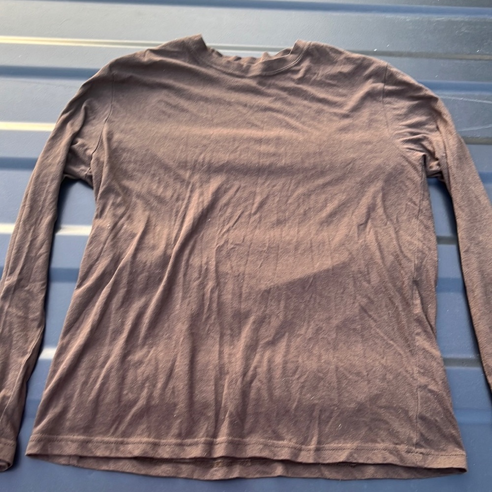 Brandless brown shirt